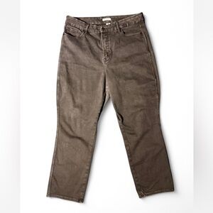 Black Good American Womens Straight Jeans Size 18